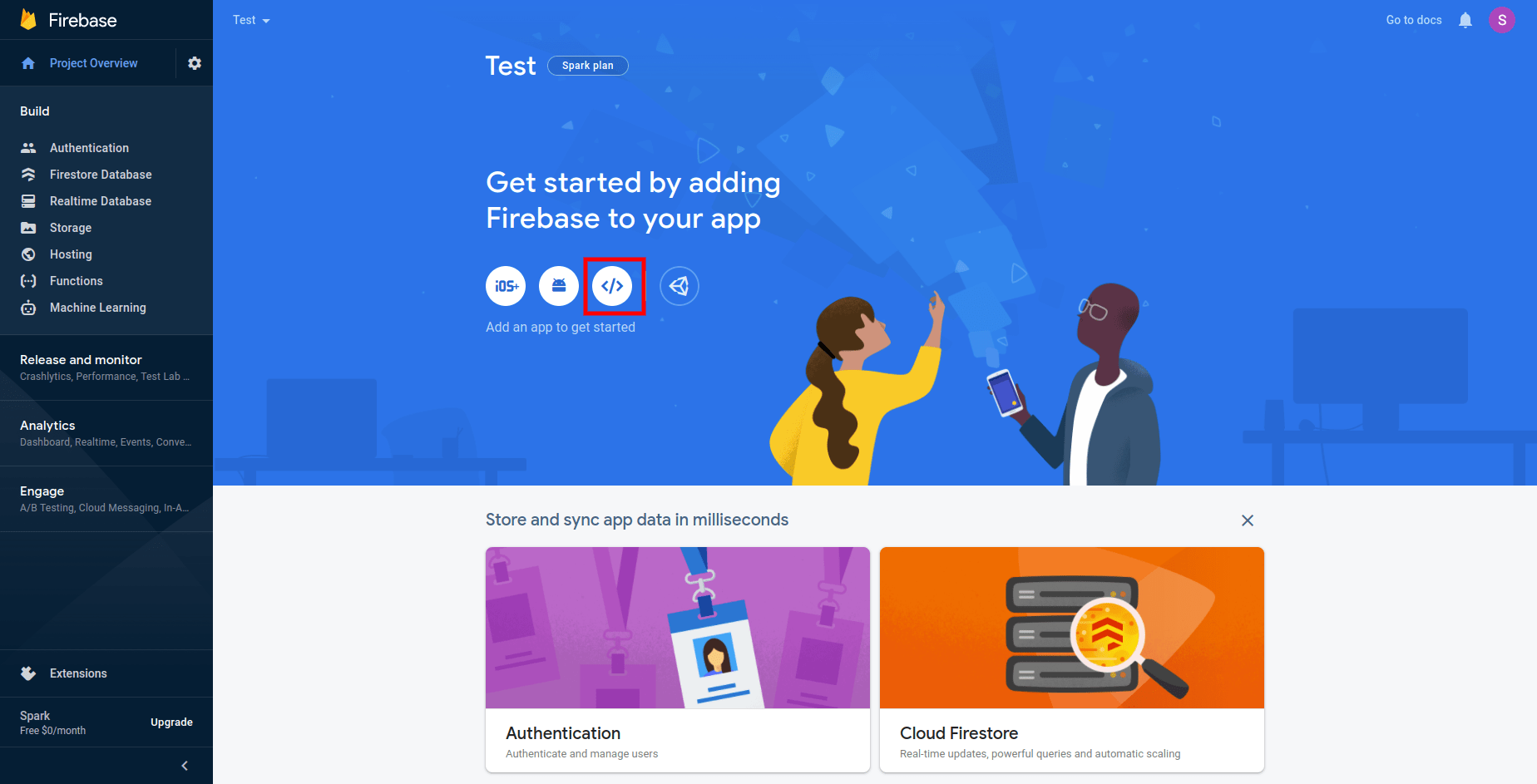 Add Web App Button
