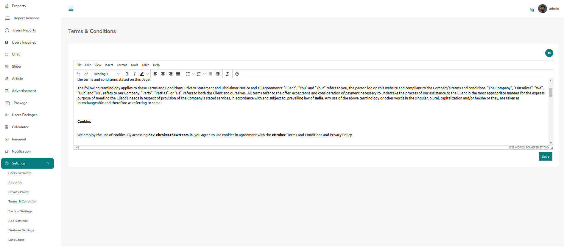 Terms Conditions